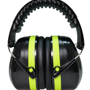 Orejeras plegables de diadema negro